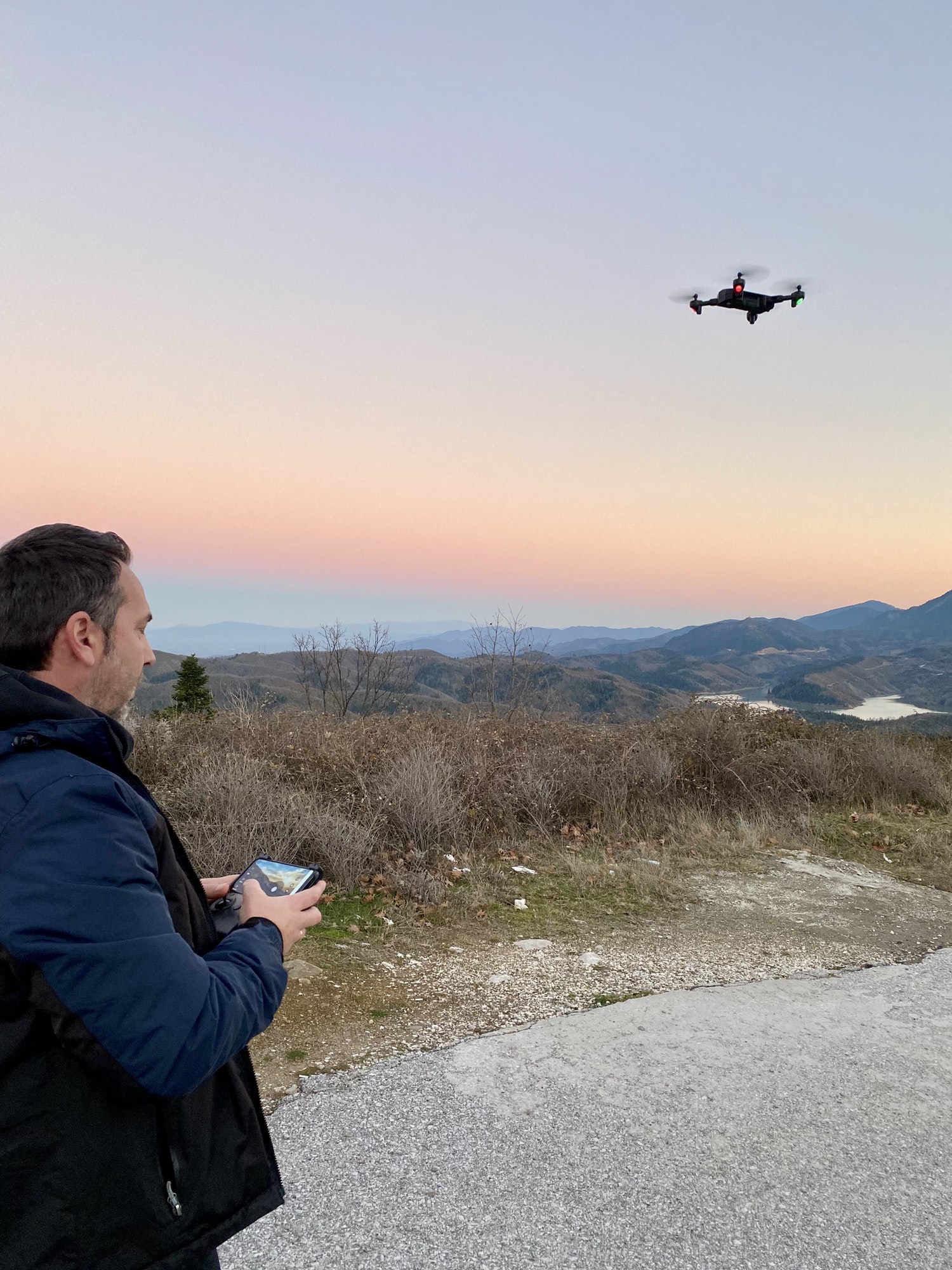 Using dron